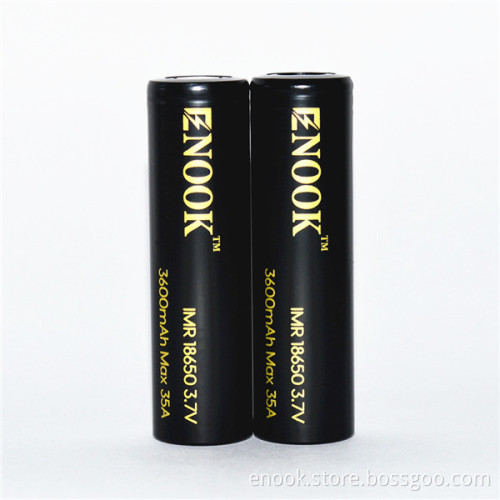 Shenzhen Enook 3600mah High Capacity Rechargeable Battery